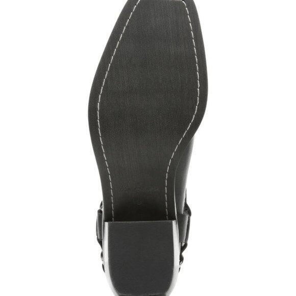 NEW Sam Edelman Bellamie Leather Ankle Boots Black - Picture 11 of 11